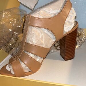 Michael Kors Tan Strappy Heels